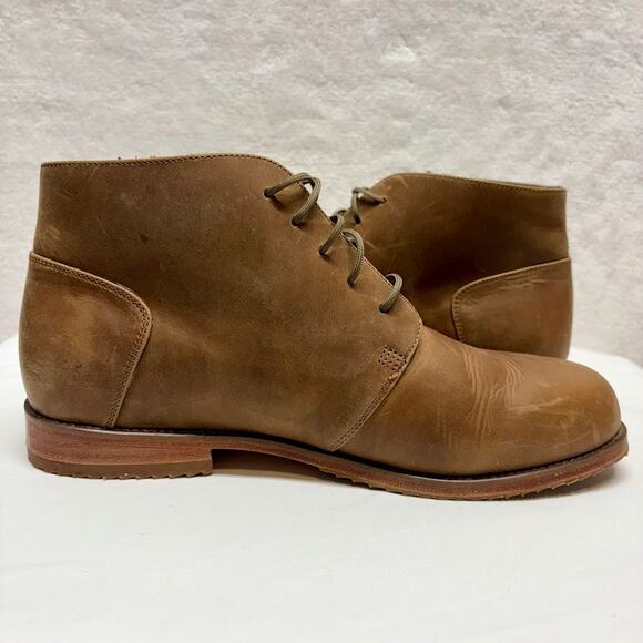 Nisolo Everyday Chukka Brown Leather Boot Men's Size 8.5 - Picture 9 of 14